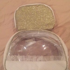 Brand new with tags David bridal cosmetic bags